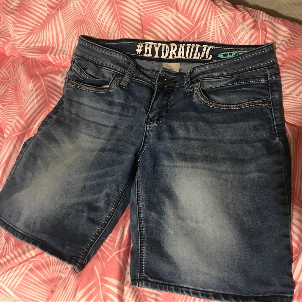 Hydraulic denim shorts women’s size 11/12